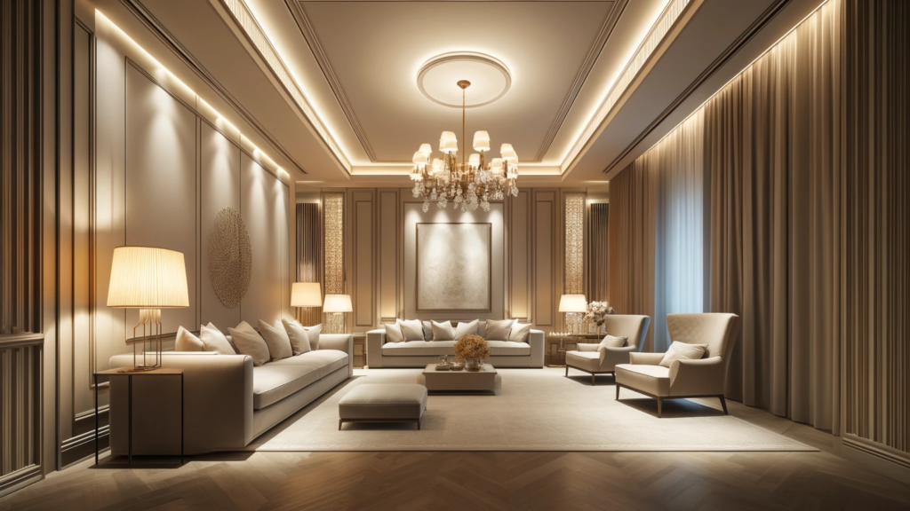 SJ DESIGN CONSULTANTS - NEW DELHI - Types of Lighting in Interior Design