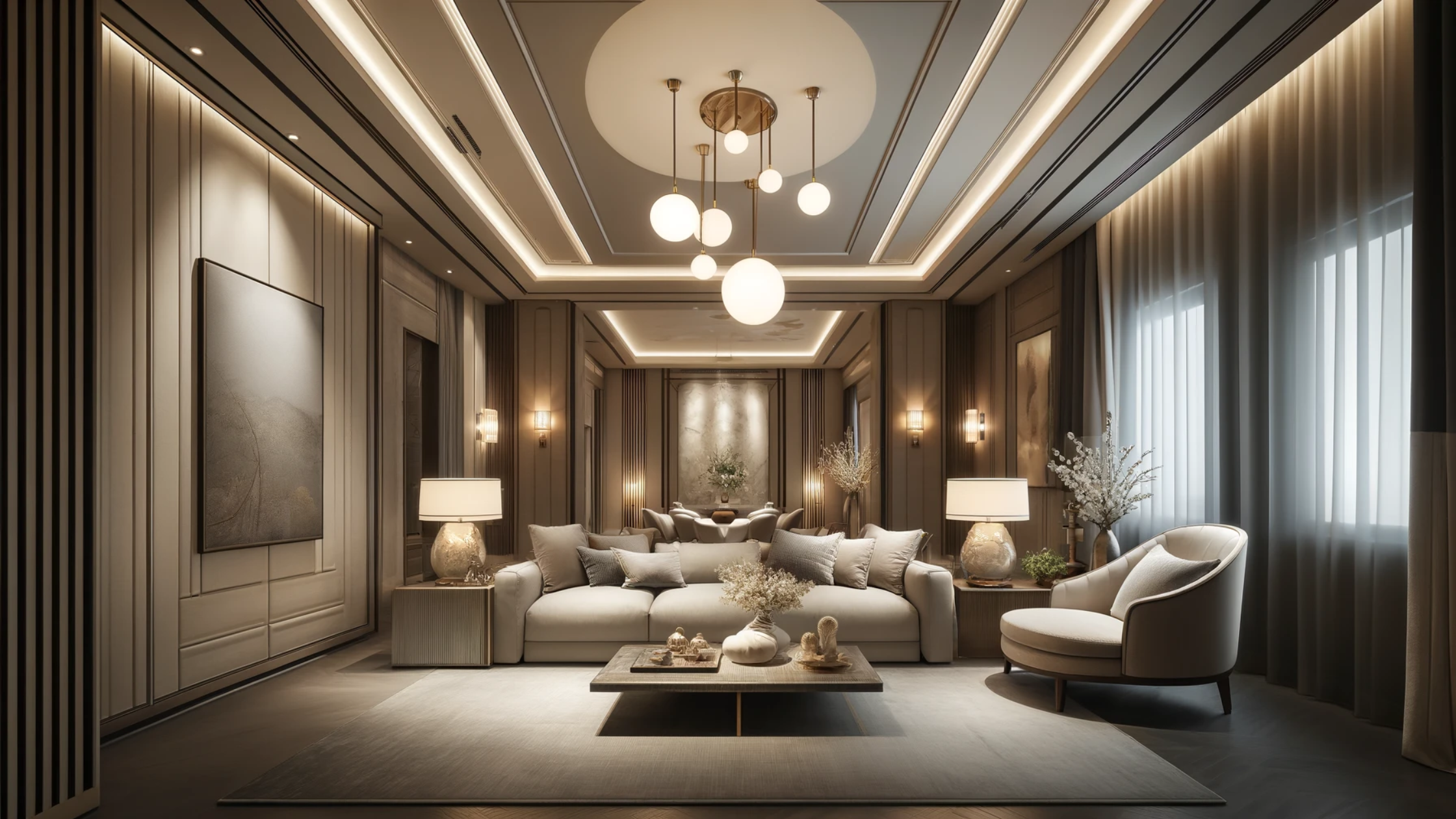 SJ DESIGN CONSULTANTS - NEW DELHI - Types of Lighting in Interior Design