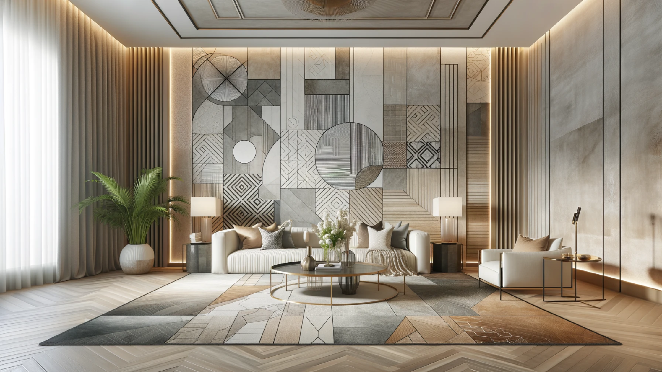 SJ DESIGN CONSULTANTS - NEW DELHI - Avant-Garde Walls: How to incorporate Wallpapers and Murals in Interior Design