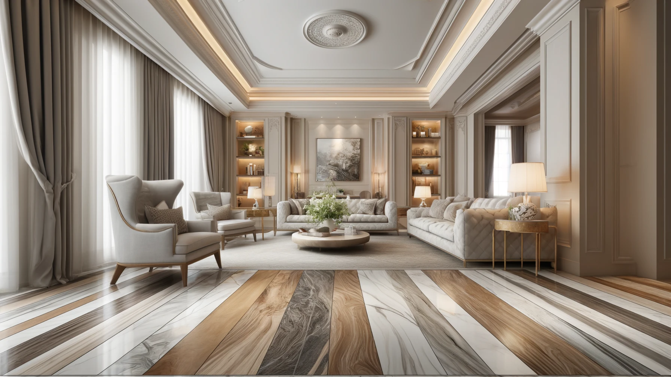 SJ DESIGN CONSULTANTS - NEW DELHI - Floor Design to Revolutionise your Interiors