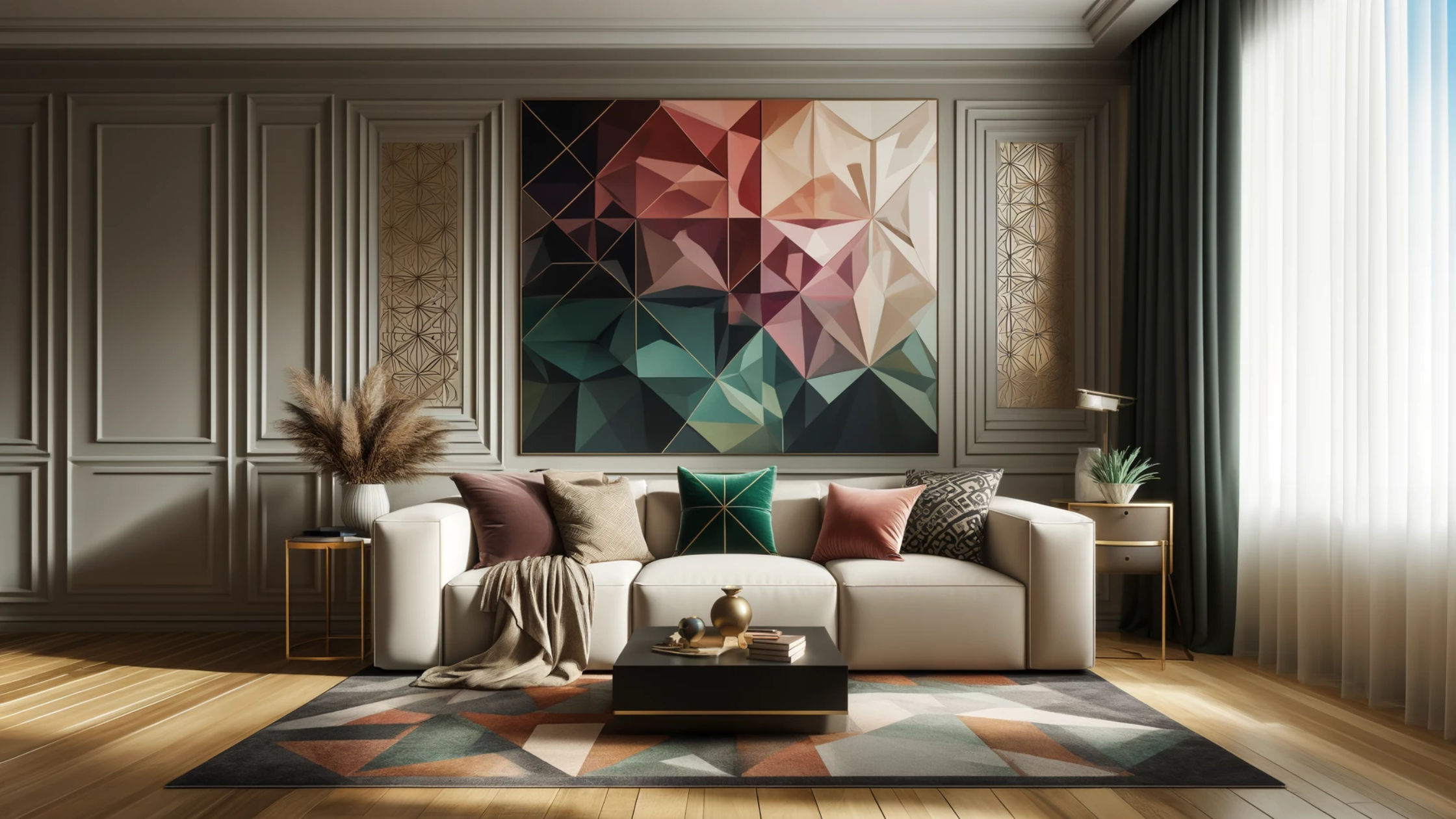 SJ DESIGN CONSULTANTS - NEW DELHI - Avant-Garde Walls: How to incorporate Wallpapers and Murals in Interior Design