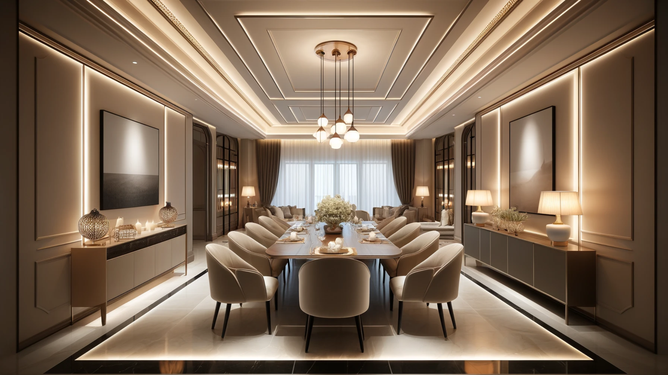 SJ DESIGN CONSULTANTS - NEW DELHI - Types of Lighting in Interior Design