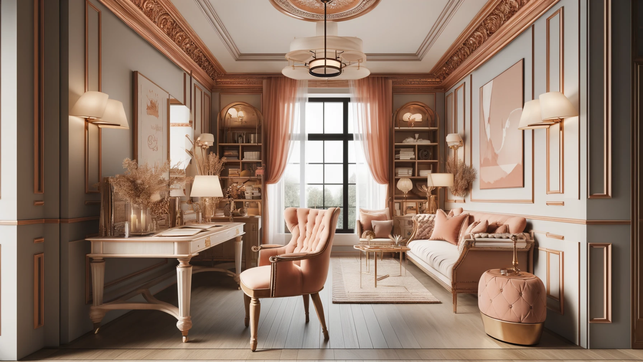 SJ DESIGN CONSULTANTS - NEW DELHI - How to Incorporate Peach Fuzz into your Interiors: Pantone Colour of the Year 2024