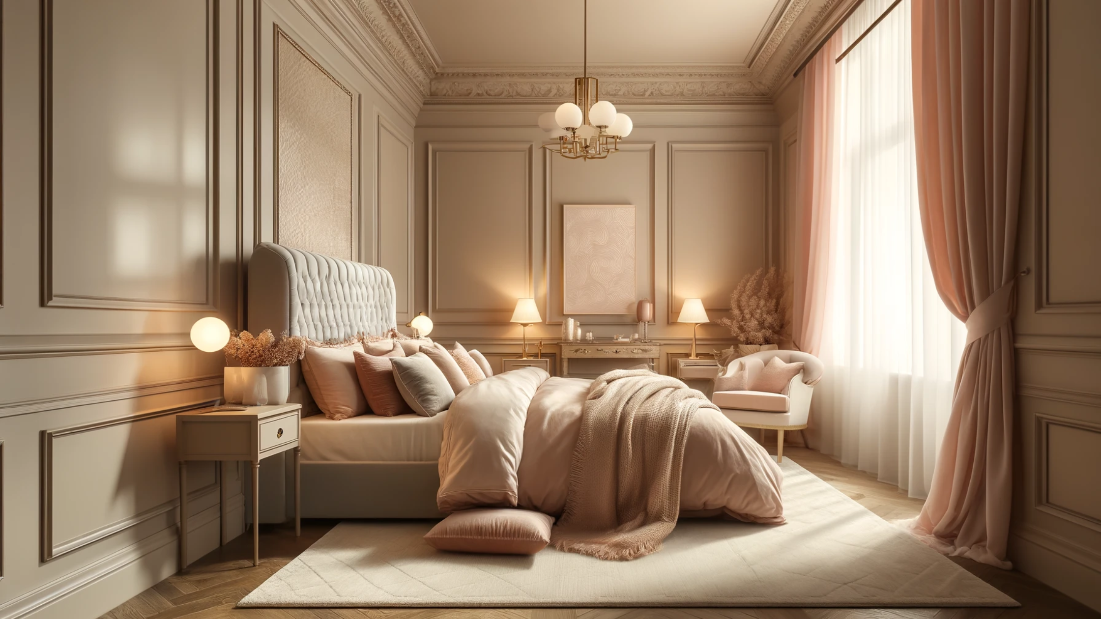 SJ DESIGN CONSULTANTS - NEW DELHI - How to Incorporate Peach Fuzz into your Interiors: Pantone Colour of the Year 2024