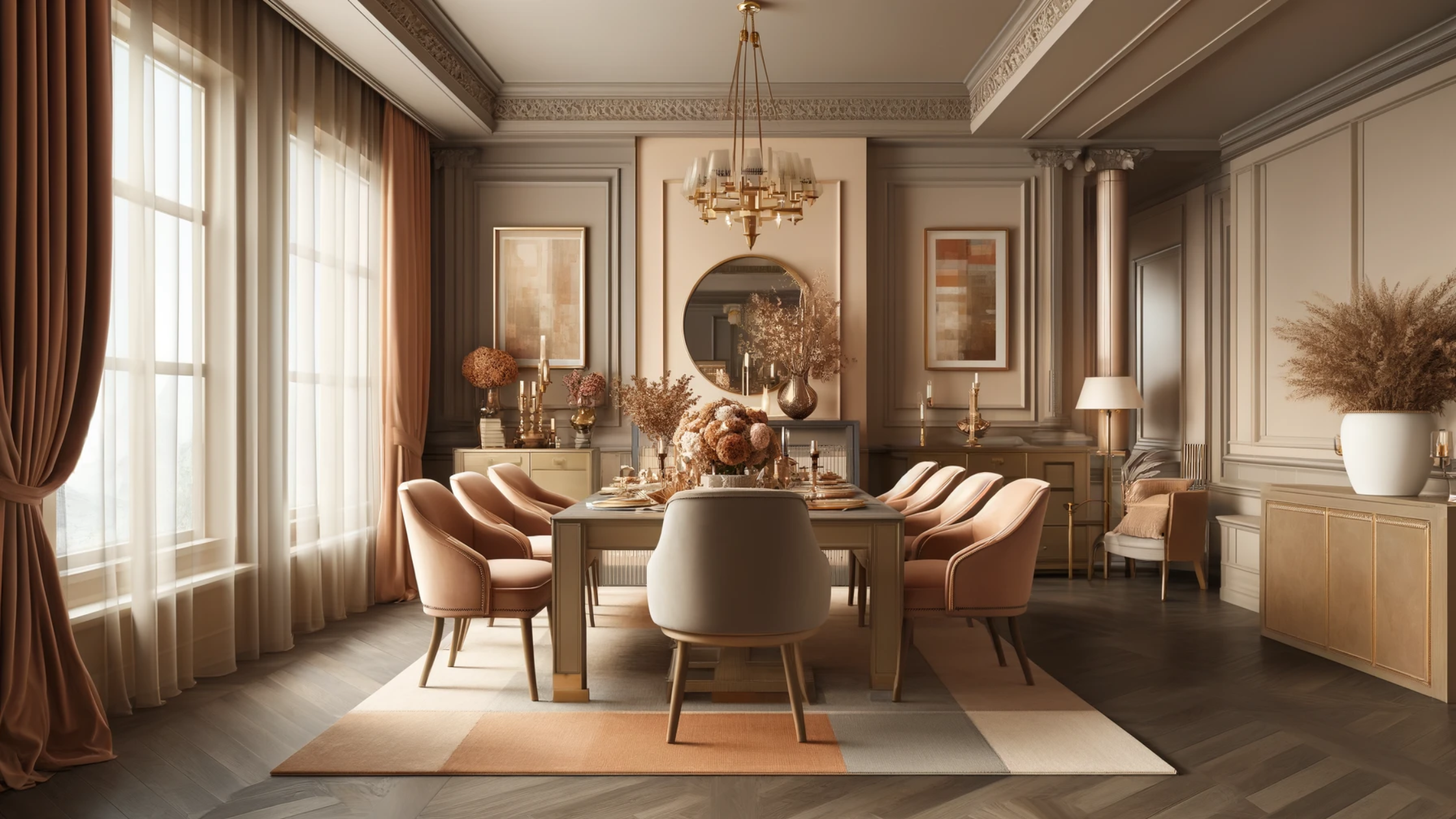 SJ DESIGN CONSULTANTS - NEW DELHI - How to Incorporate Peach Fuzz into your Interiors: Pantone Colour of the Year 2024