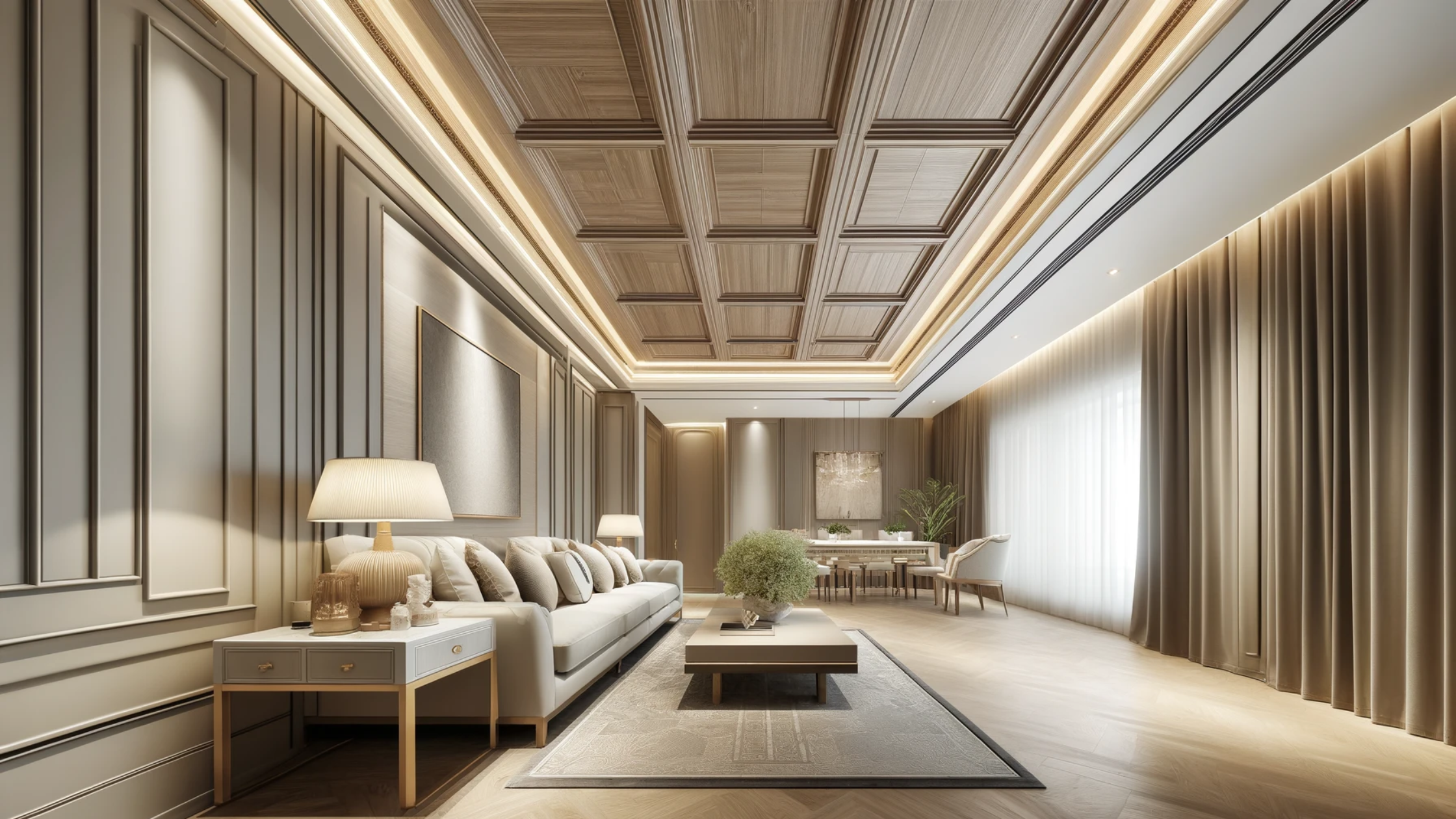 SJ DESIGN CONSULTANTS - NEW DELHI - Is False Ceiling Your Only Option? Explore Ceiling Design as an Opportunity to Expand Interiors