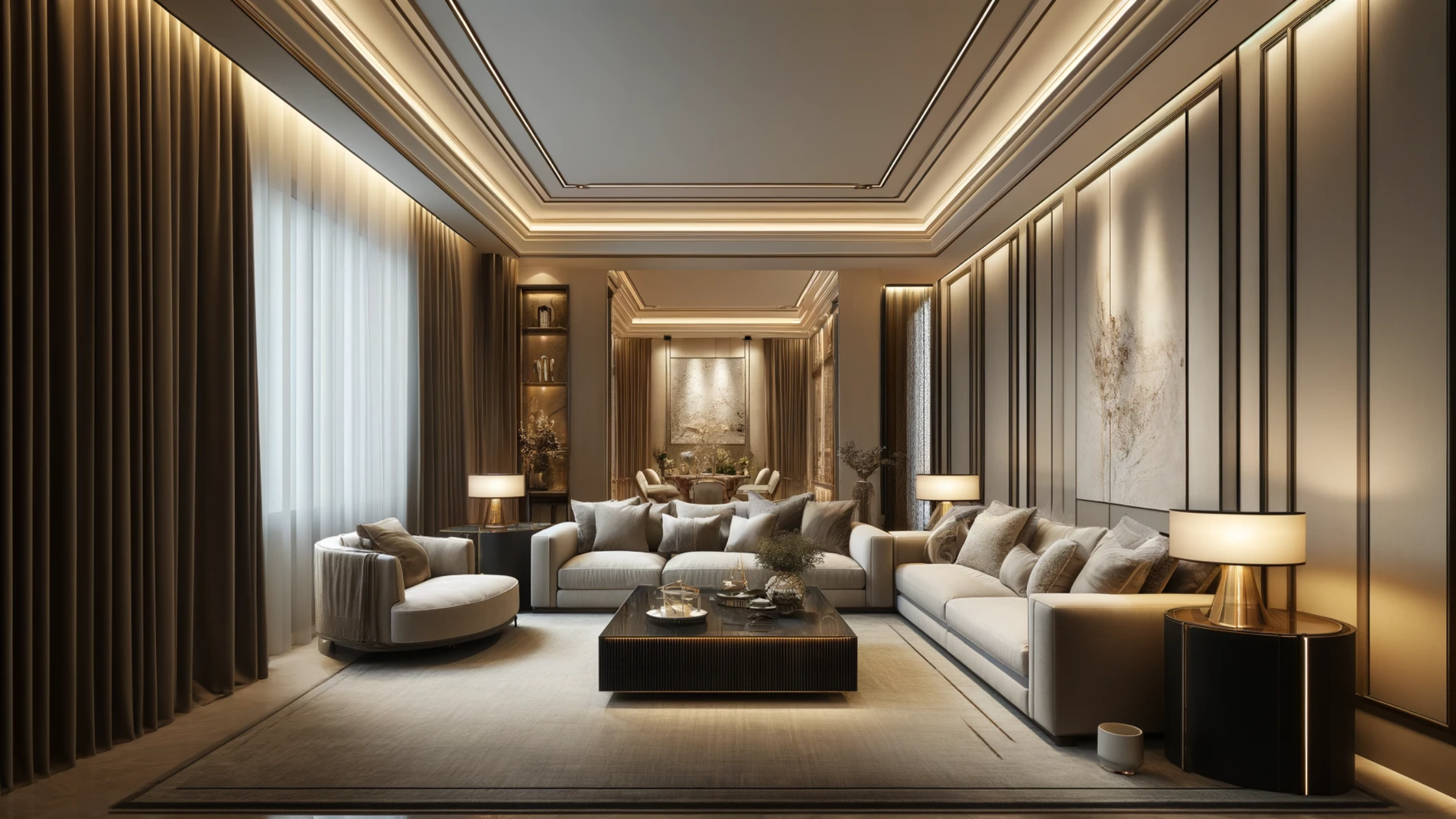 SJ DESIGN CONSULTANTS - NEW DELHI - Types of Lighting in Interior Design