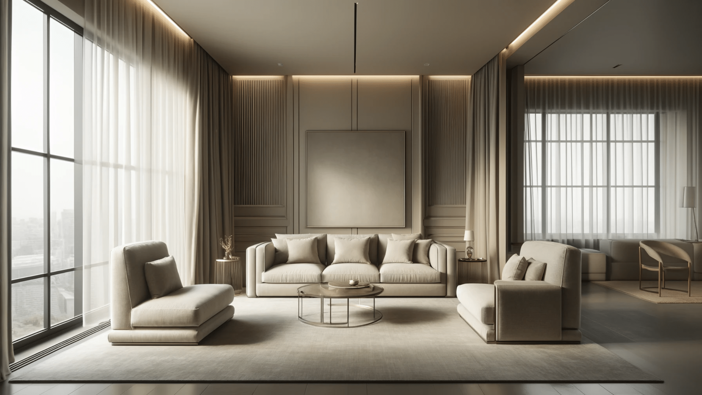 SJ DESIGN CONSULTANTS - NEW DELHI - Creating a Luxurious Living Room: Interior Designing Tips