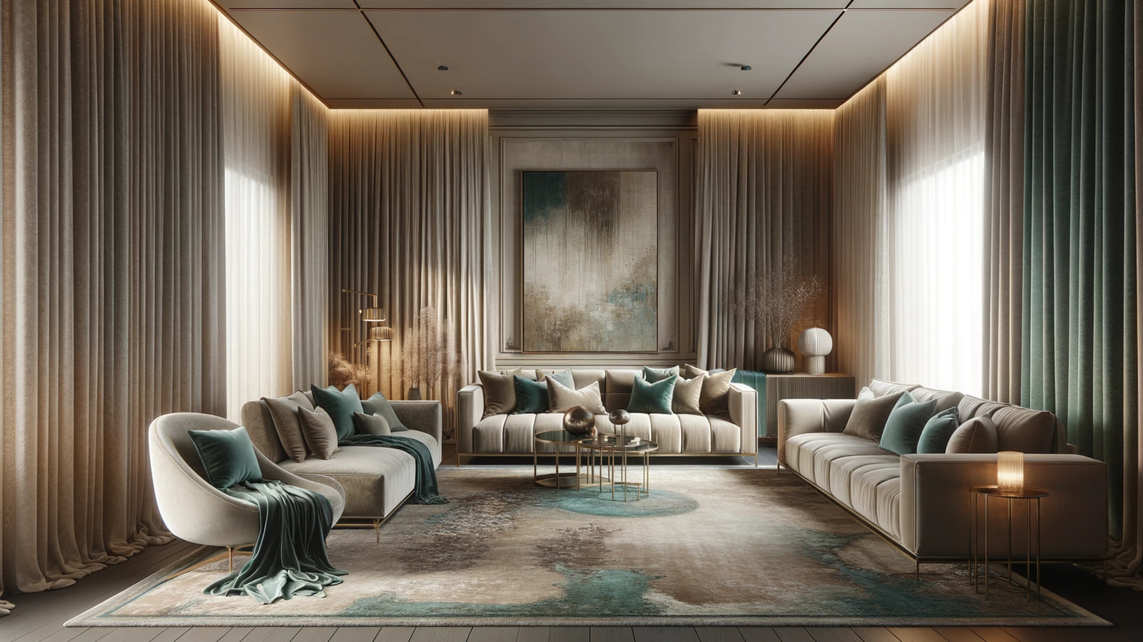 SJ DESIGN CONSULTANTS - NEW DELHI - Creating a Luxurious Living Room: Interior Designing Tips
