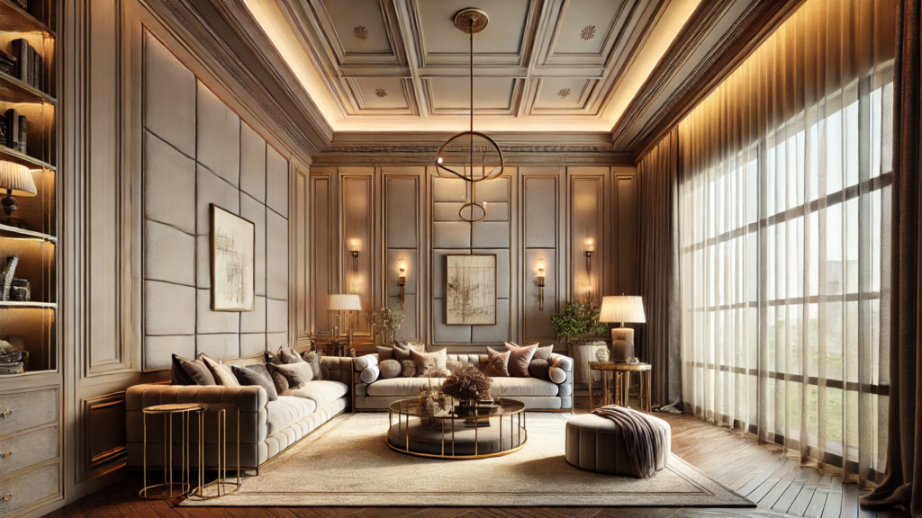 SJ DESIGN CONSULTANTS - NEW DELHI - Wall Panelling: Adding Subtle Elegance to your Walls