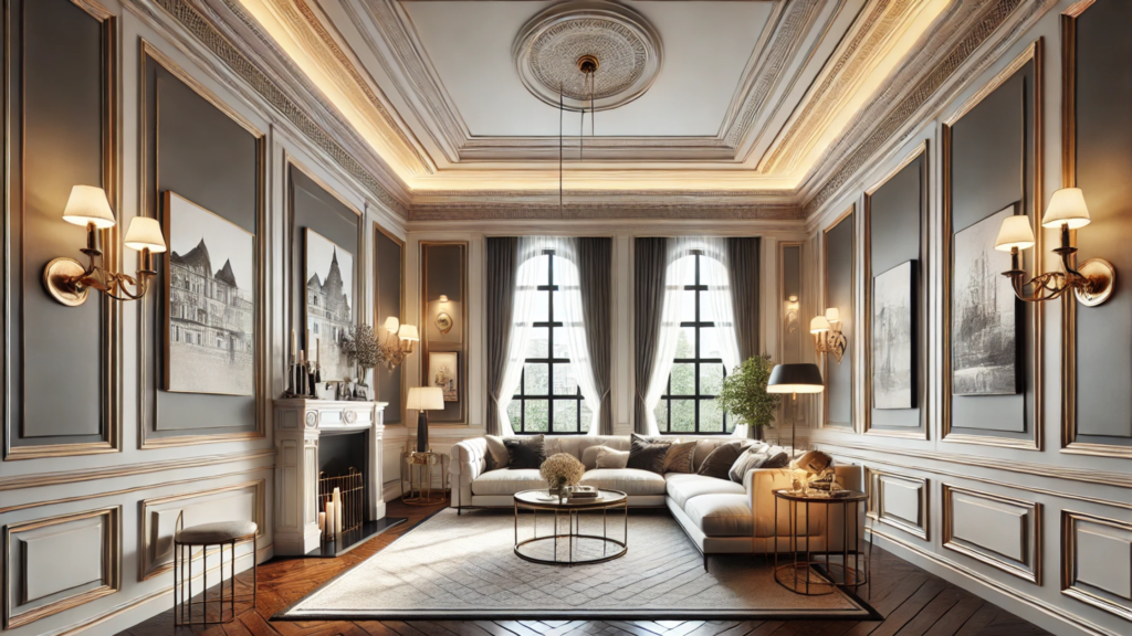 SJ DESIGN CONSULTANTS - NEW DELHI - Wall Panelling: Adding Subtle Elegance to your Walls