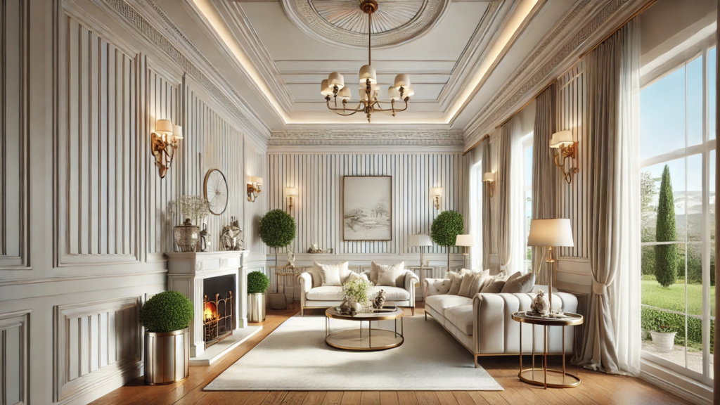 SJ DESIGN CONSULTANTS - NEW DELHI - Wall Panelling: Adding Subtle Elegance to your Walls