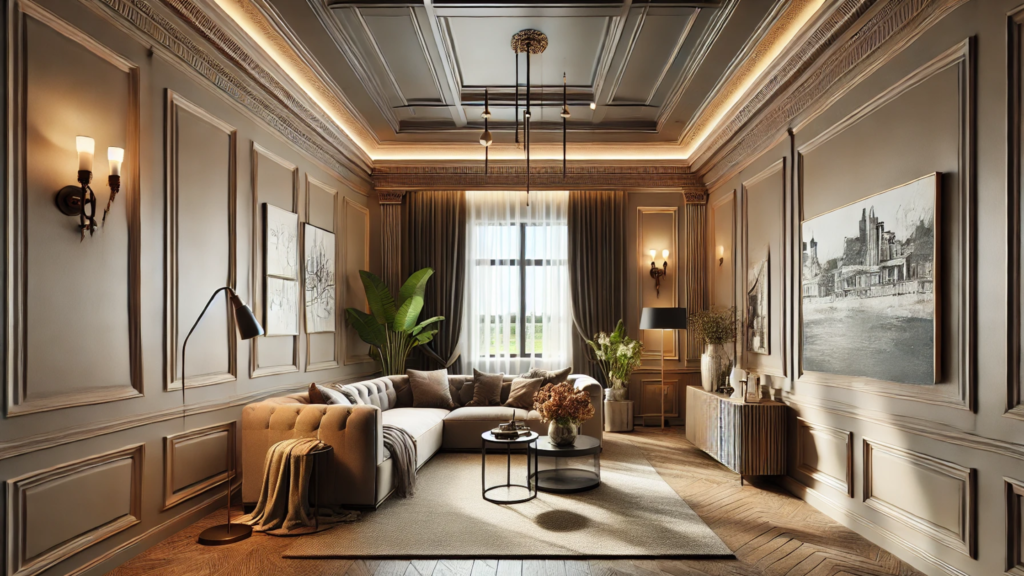 SJ DESIGN CONSULTANTS - NEW DELHI - Wall Panelling: Adding Subtle Elegance to your Walls