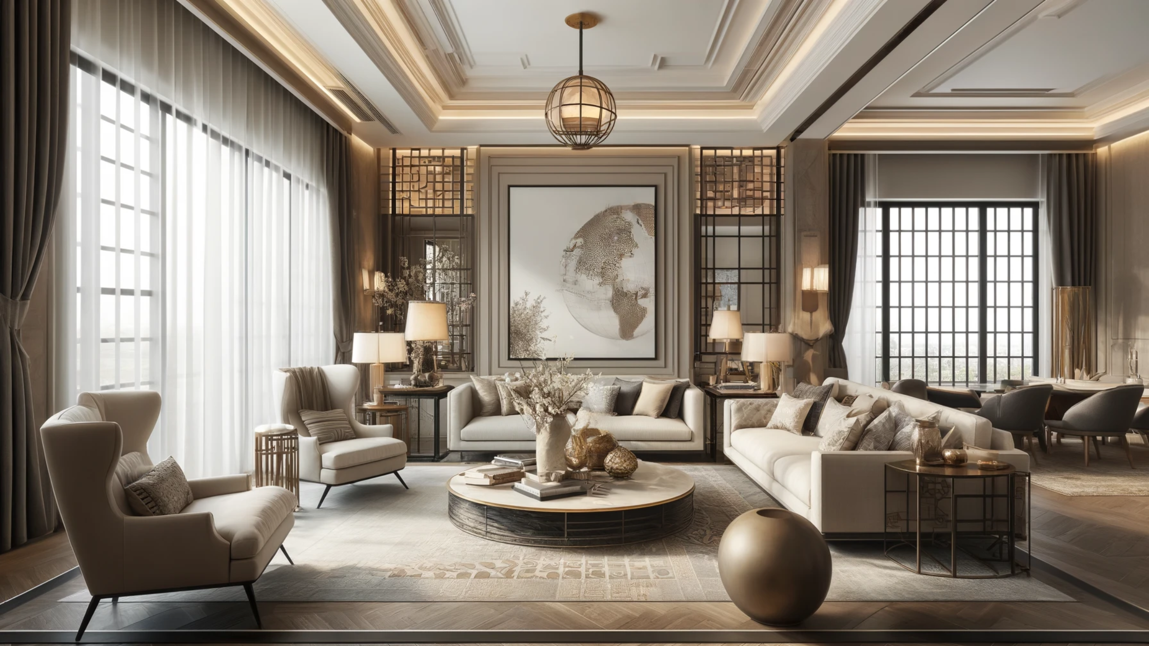 SJ DESIGN CONSULTANTS - NEW DELHI - Global Influences Shaping Luxury Interior Design Trends in India