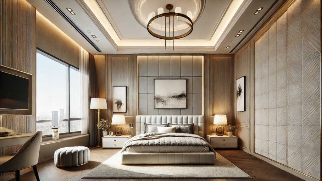 SJ DESIGN CONSULTANTS - NEW DELHI - Wall Panelling: Adding Subtle Elegance to your Walls