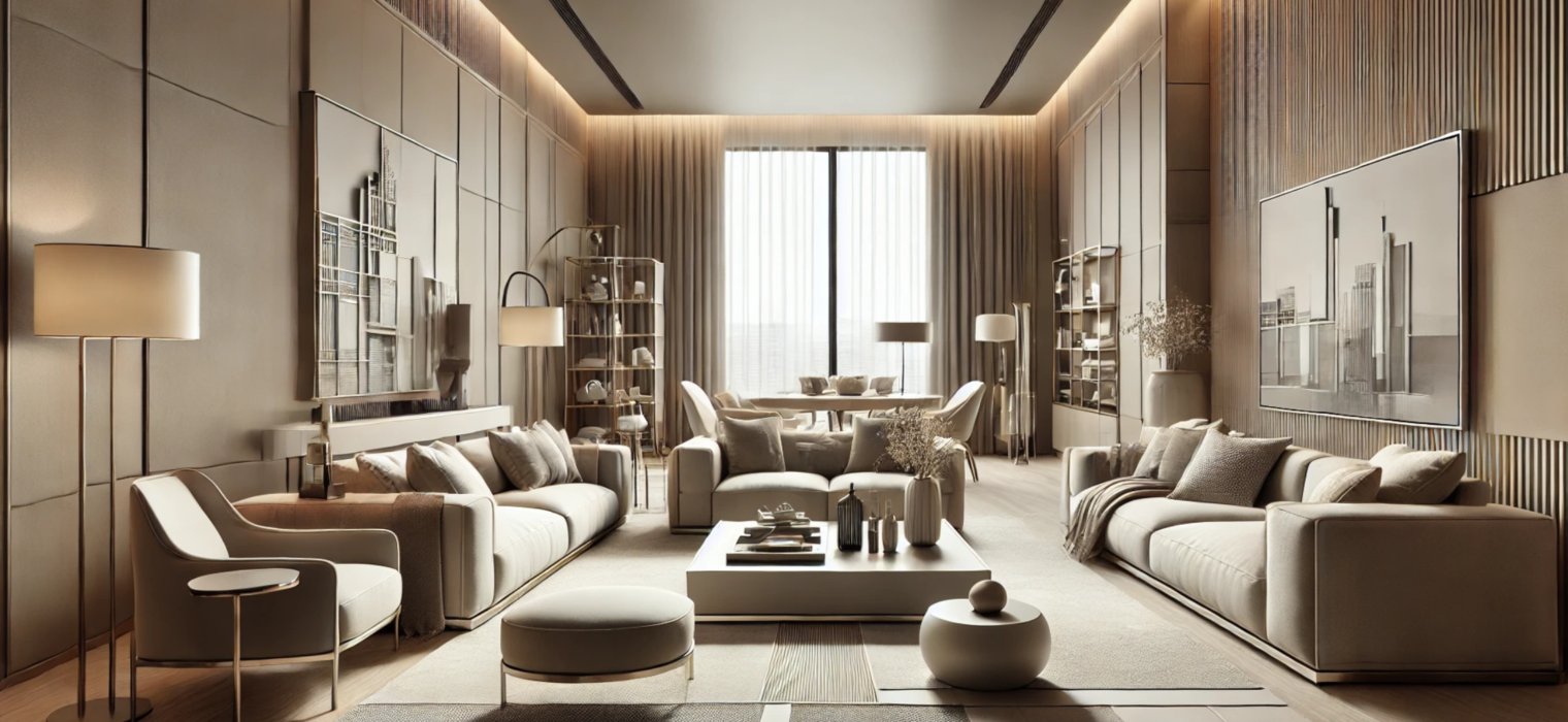 SJ DESIGN CONSULTANTS - NEW DELHI - Exploring Monochromatic Interiors: Abundance or Lack of Colour