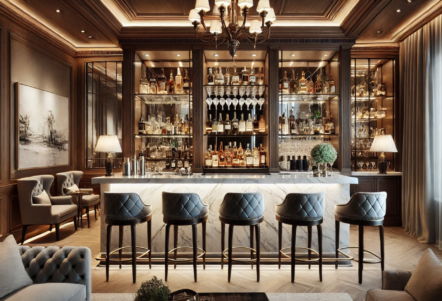 SJ DESIGN CONSULTANTS - NEW DELHI - Creating Chic Entertaining spaces: Luxury design for home bars