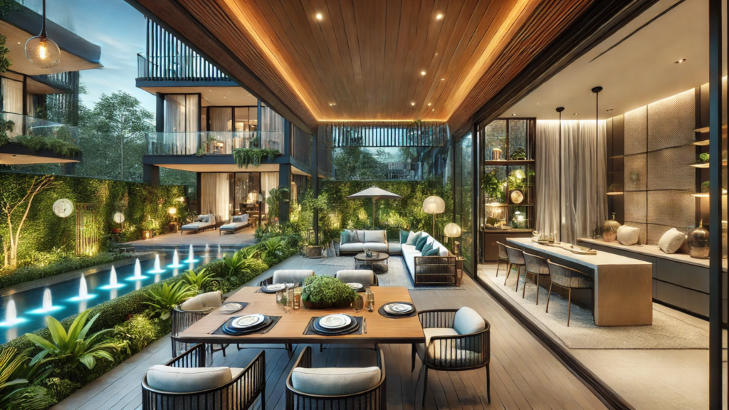 SJ DESIGN CONSULTANTS - NEW DELHI - Alfresco Spaces in Luxury Interior Design