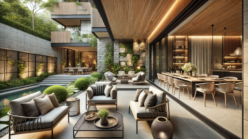 SJ DESIGN CONSULTANTS - NEW DELHI - Alfresco Spaces in Luxury Interior Design