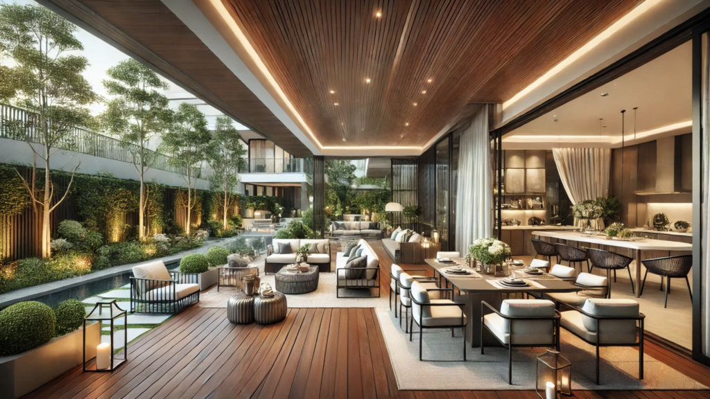 SJ DESIGN CONSULTANTS - NEW DELHI - Alfresco Spaces in Luxury Interior Design