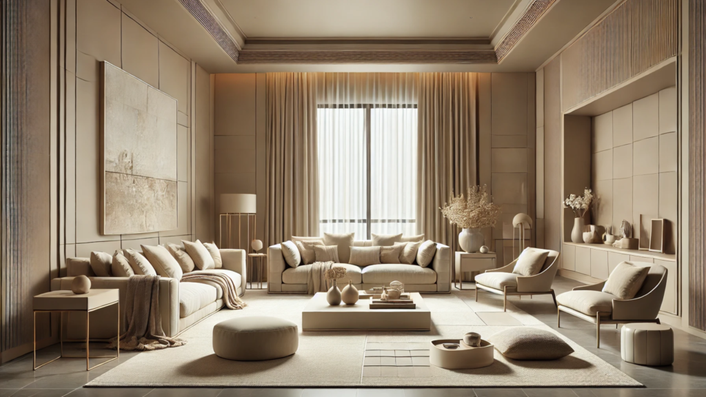SJ DESIGN CONSULTANTS - NEW DELHI - Exploring Monochromatic Interiors: Abundance or Lack of Colour