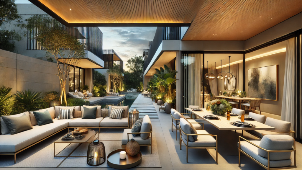 SJ DESIGN CONSULTANTS - NEW DELHI - Alfresco Spaces in Luxury Interior Design