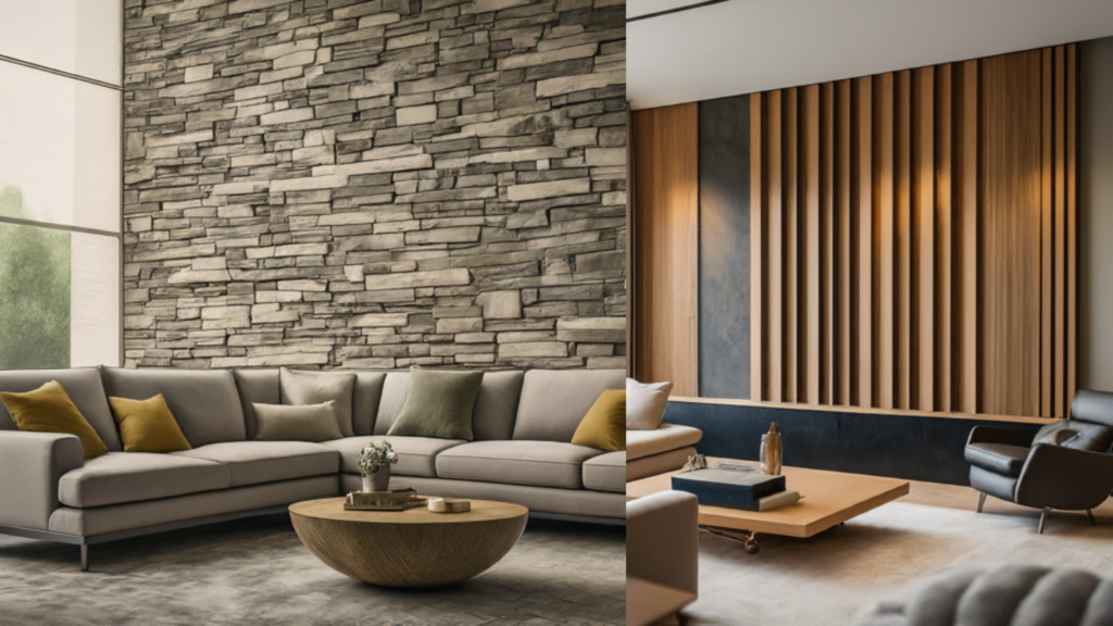 SJ DESIGN CONSULTANTS - NEW DELHI - Feature Walls: Adding Character to Your Interiors