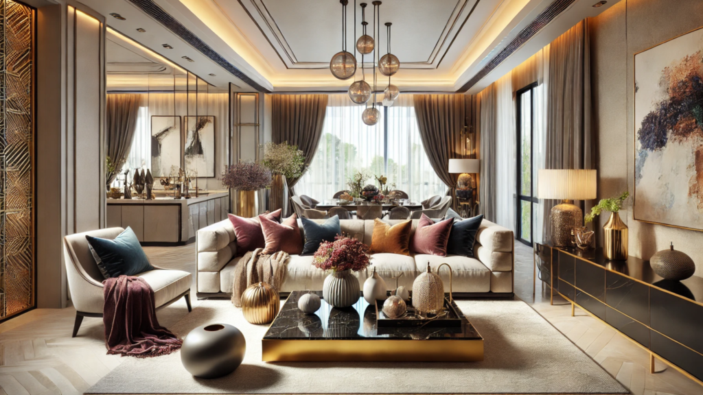 SJ DESIGN CONSULTANTS - NEW DELHI - From Quartz to Velvet: A Guide to Interior Design Accessories and Exquisite Finishes
