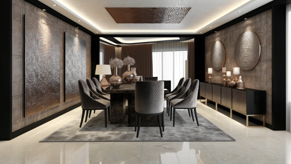 SJ DESIGN CONSULTANTS - NEW DELHI - From Quartz to Velvet: A Guide to Interior Design Accessories and Exquisite Finishes