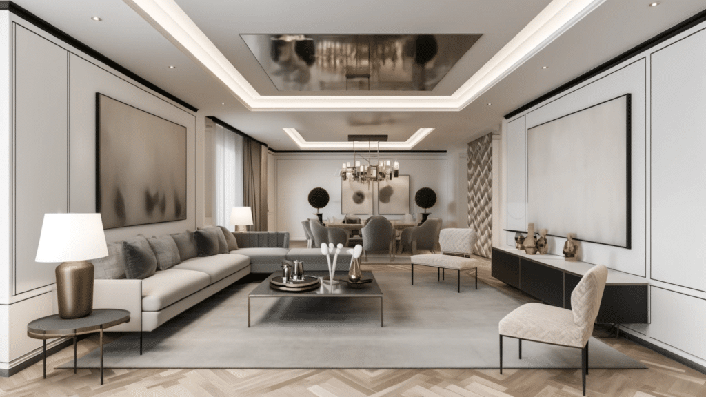 SJ DESIGN CONSULTANTS - NEW DELHI - From Quartz to Velvet: A Guide to Interior Design Accessories and Exquisite Finishes