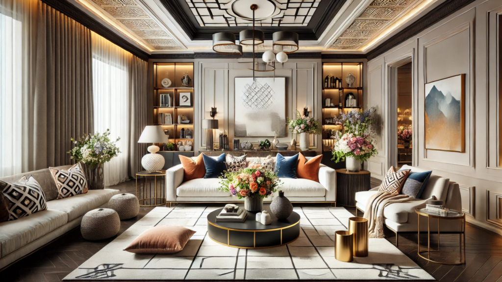SJ DESIGN CONSULTANTS - NEW DELHI - From Quartz to Velvet: A Guide to Interior Design Accessories and Exquisite Finishes