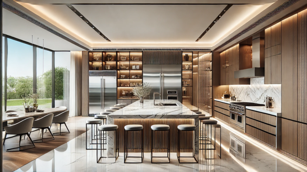 SJ DESIGN CONSULTANTS - NEW DELHI - Luxury Kitchens: The Perfect Balance of Aesthetics and Functionality